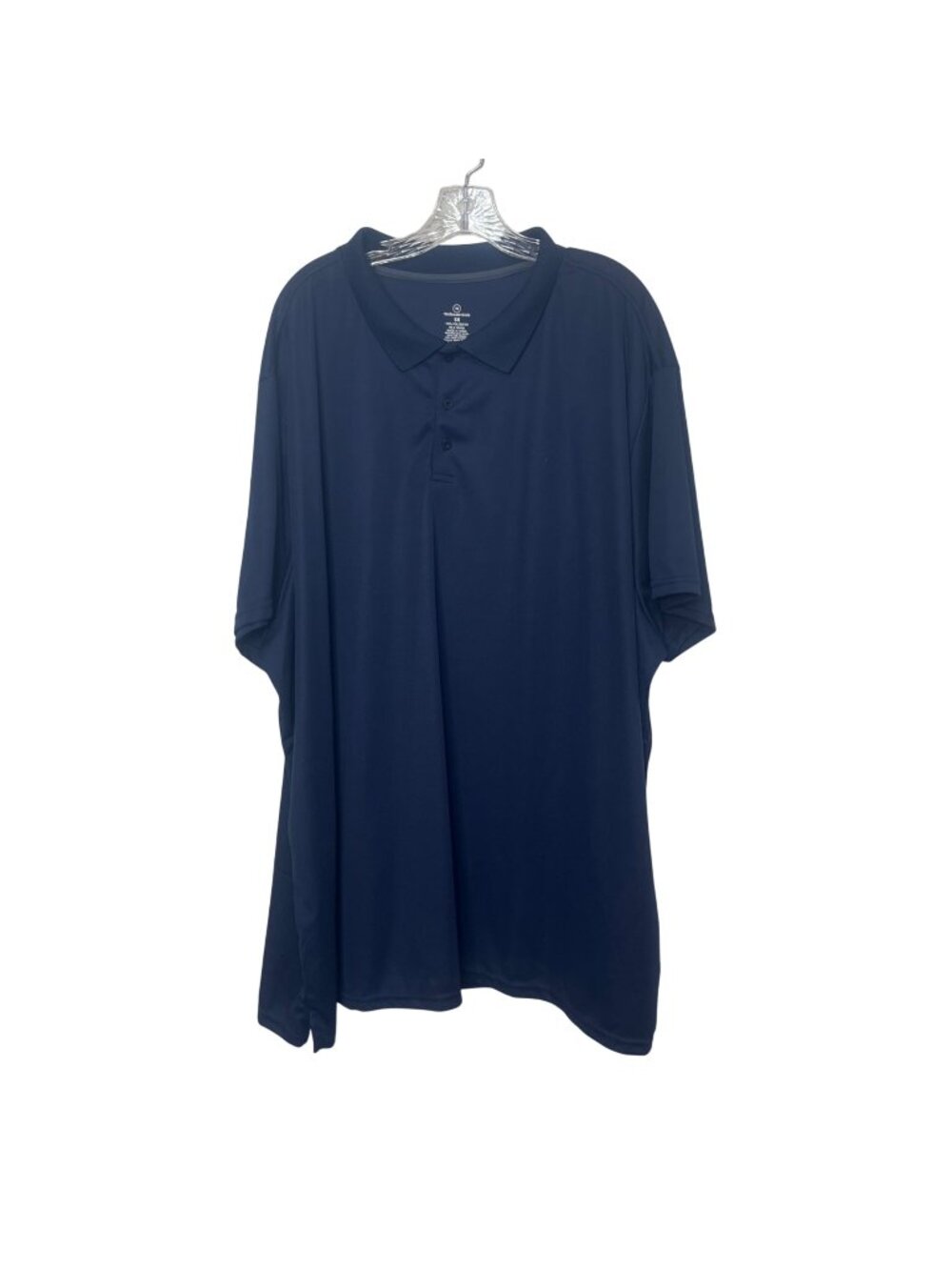 Real Essentials Golf Polo Shirt Mens 5X Blue Big & Tall